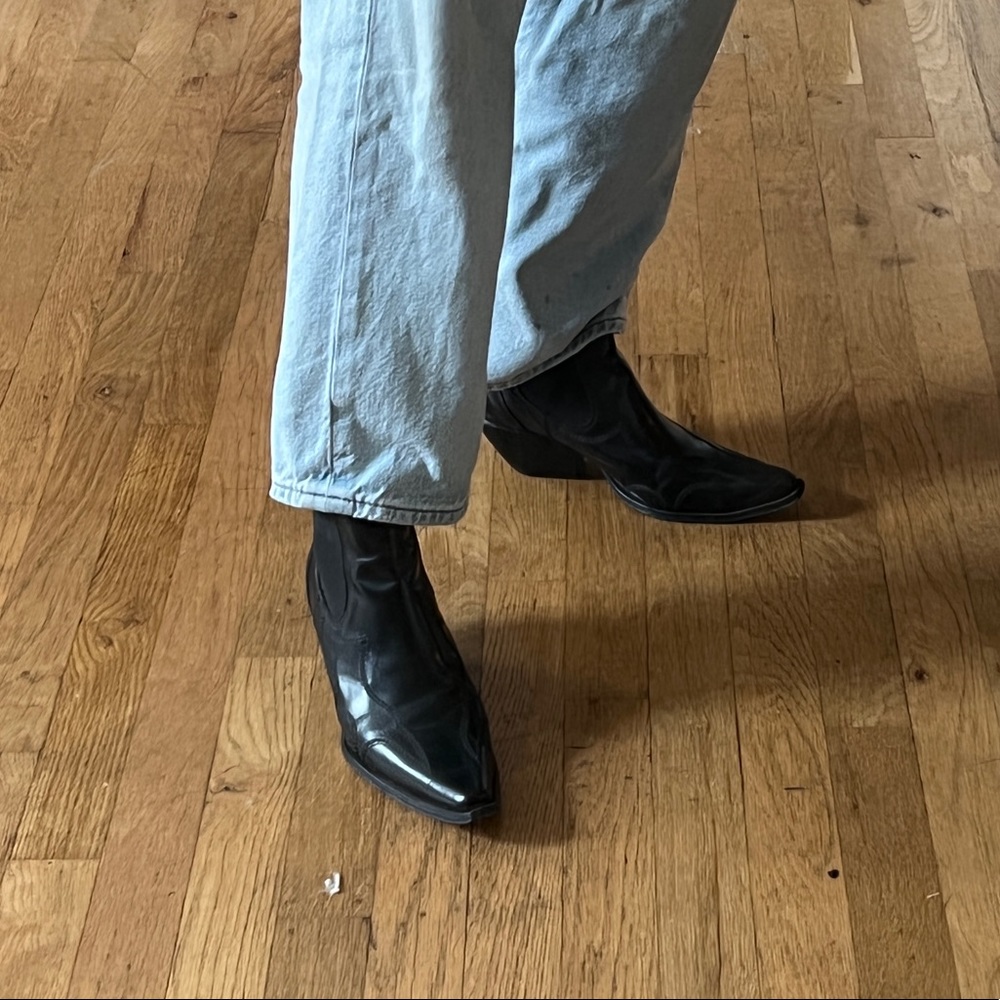 Western style ankle boots